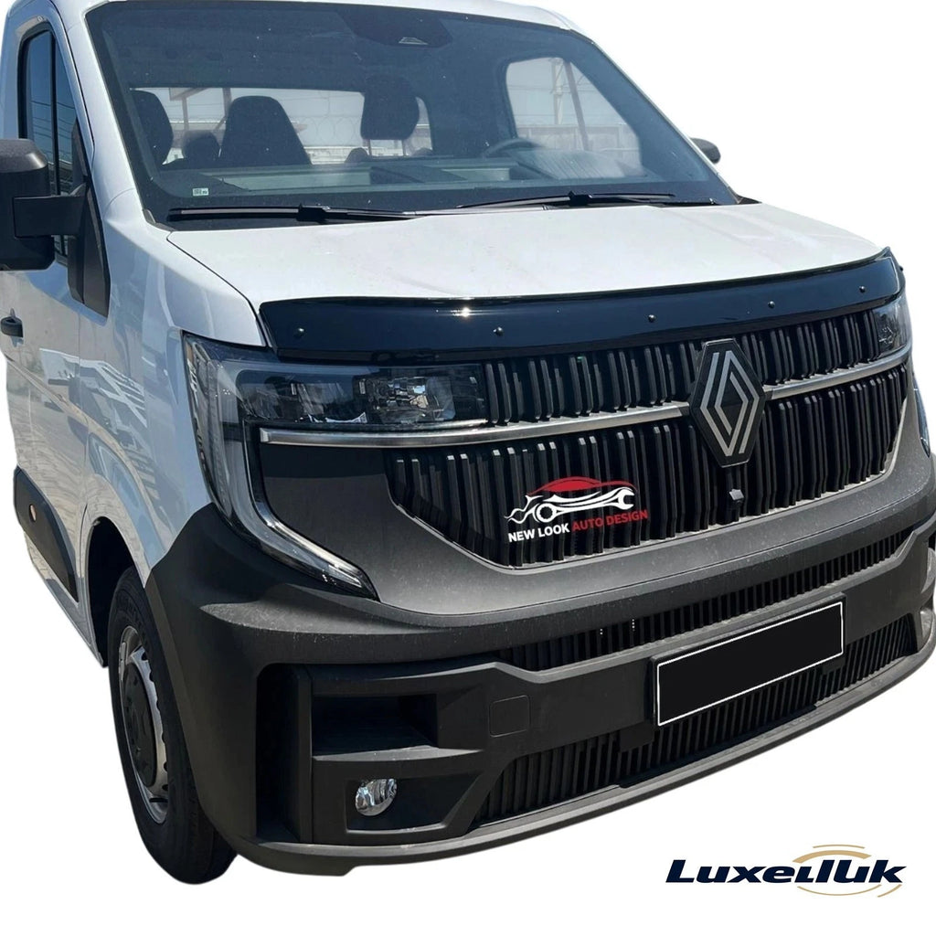 Black Bonnet Protector Wind Stone Deflector FIT RENAULT MASTER 2024 ONWARDS