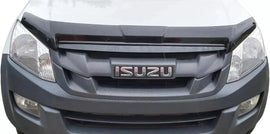 GLOSS BLACK BONNET WIND STONE PROTECTOR FOR ISUZU D-MAX 2012-2017
