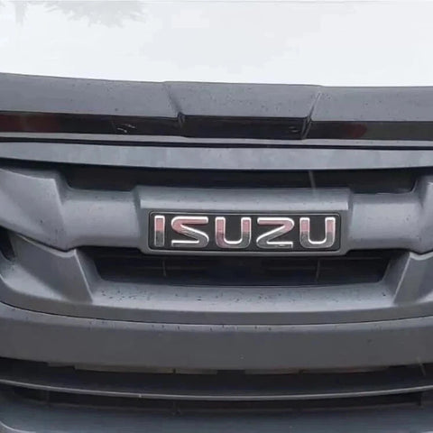 GLOSS BLACK BONNET WIND STONE PROTECTOR FOR ISUZU D-MAX 2012-2017