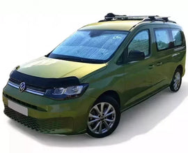 GLOSS BLACK GLOSS BONNET WIND STONE PROTECTOR FOR CADDY MK5 V 2020 ONWARDS