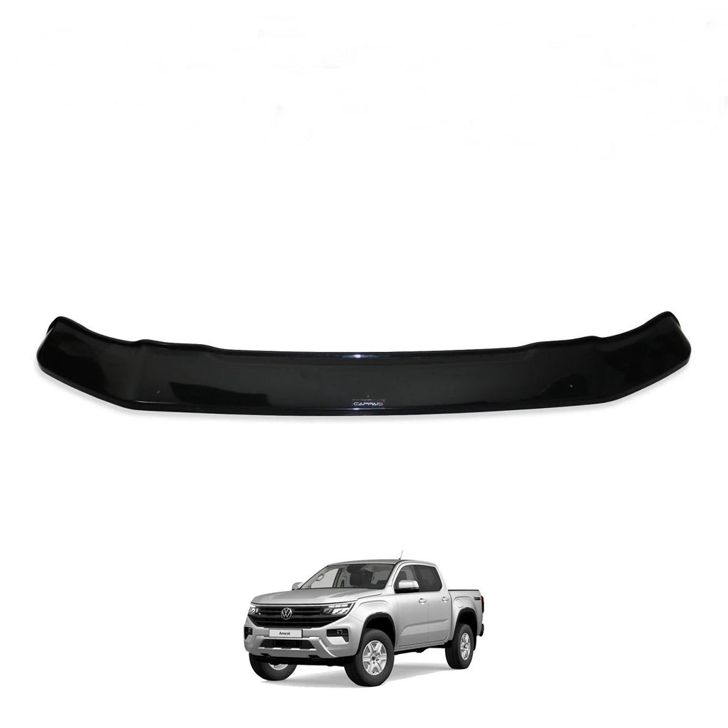 GLOSS BLACK GLOSS BONNET WIND STONE PROTECTOR FOR AMAROK 2023 ONWARDS