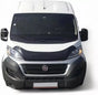 GLOSS BLACK BONNET WIND STONE PROTECTOR FOR FIAT DUCATO 2014 ONWARDS