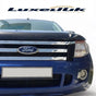 Gloss Black Bonnet Protector Wind Stone Deflector FITS FORD RANGER 2011-2015
