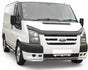 GLOSS BLACK BONNET WIND STONE PROTECTOR FOR FORD TRANSIT MK7 2006-2013