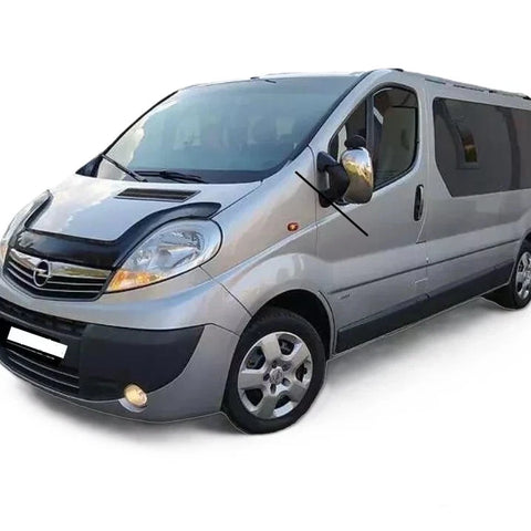 GLOSS BLACK BONNET WIND STONE PROTECTOR FOR RENAUL TRAFIC 2001-2013