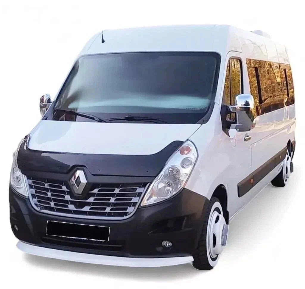 GLOSS BLACK BONNET WIND STONE PROTECTOR FOR RENAULT MASTER 2014-2018