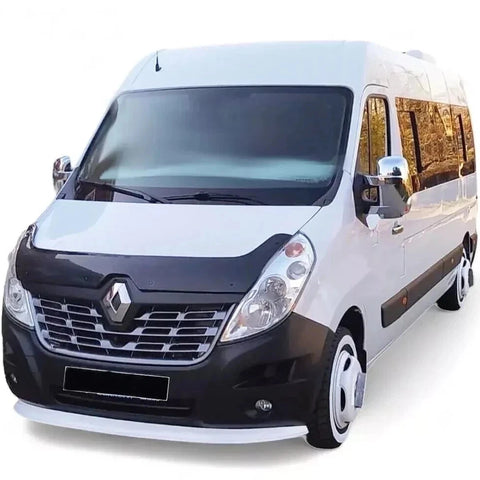 GLOSS BLACK BONNET WIND STONE PROTECTOR FOR RENAULT MASTER 2014-2018