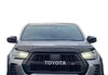 GLOSS BLACK GLOSS BONNET WIND STONE PROTECTOR FOR TOYOTA HILUX 2015-2019