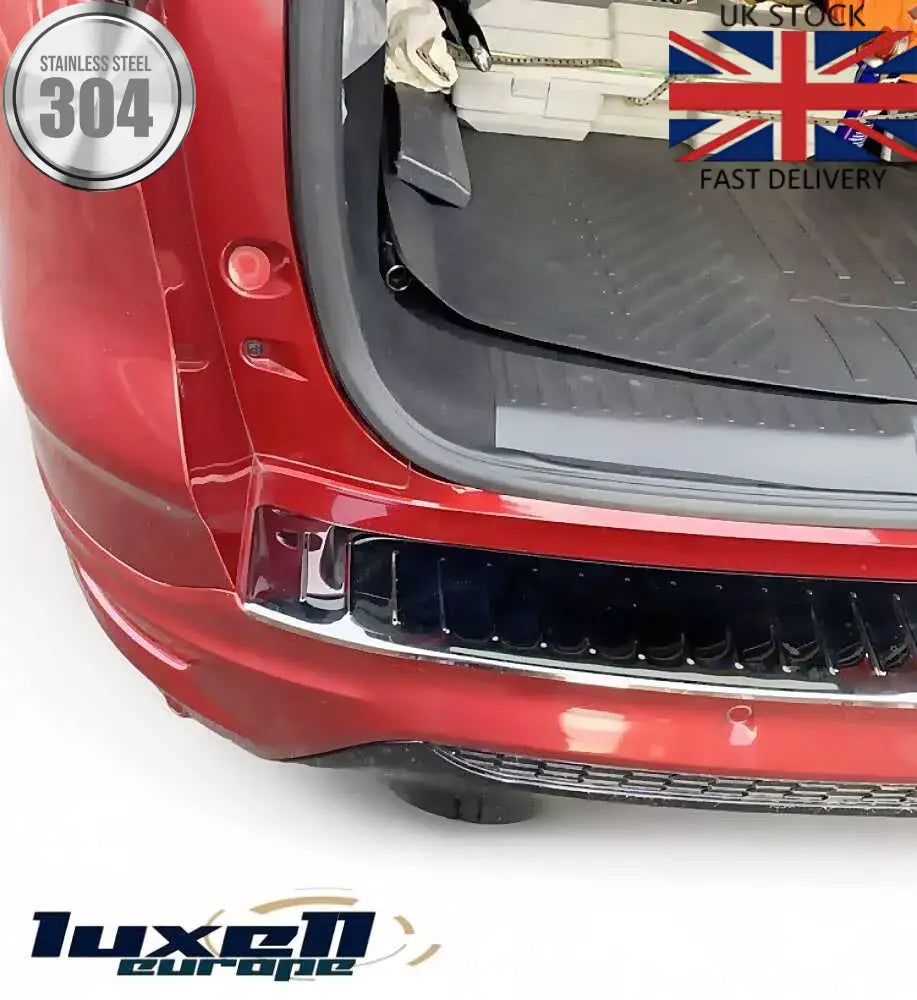 DARK Chrome Rear Bumper Protector Guard - Fits Ford Kuga MK2 / MK3 / St-Line (2013-2019)