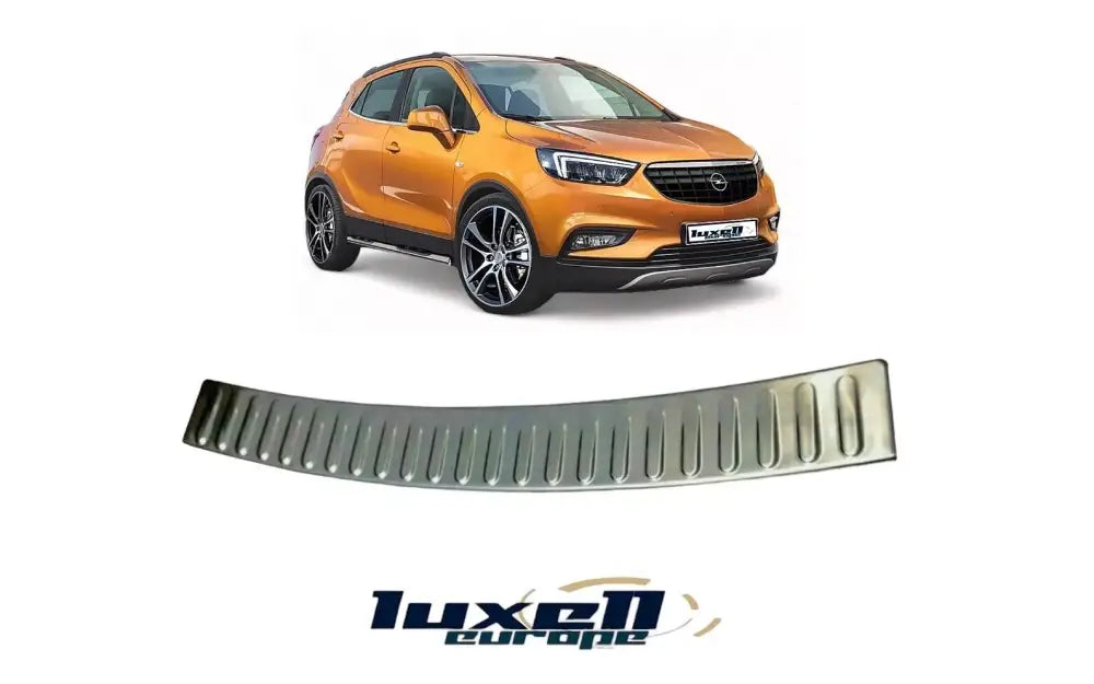 Chrome Rear Bumper Protector Scratch Guard for Vauxhall Mokka (2013-2016) & Mokka X (2016-2020)