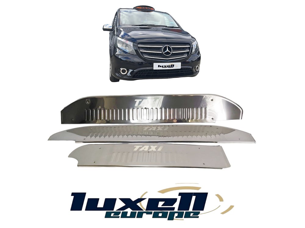 Side Door Sill Protector Guard 3 Door FITS Mercedes Vito Taxi W639 2004-2014 - Luxell Europe