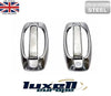 Stainless Steel Door Handle Covers (2 Doors) - Fits Fiat Ducato, Boxer, Relay (2006 Onwards) - Luxell Europe