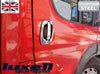 Stainless Steel Door Handle Covers (2 Doors) - Fits Fiat Ducato, Boxer, Relay (2006 Onwards) - Luxell Europe