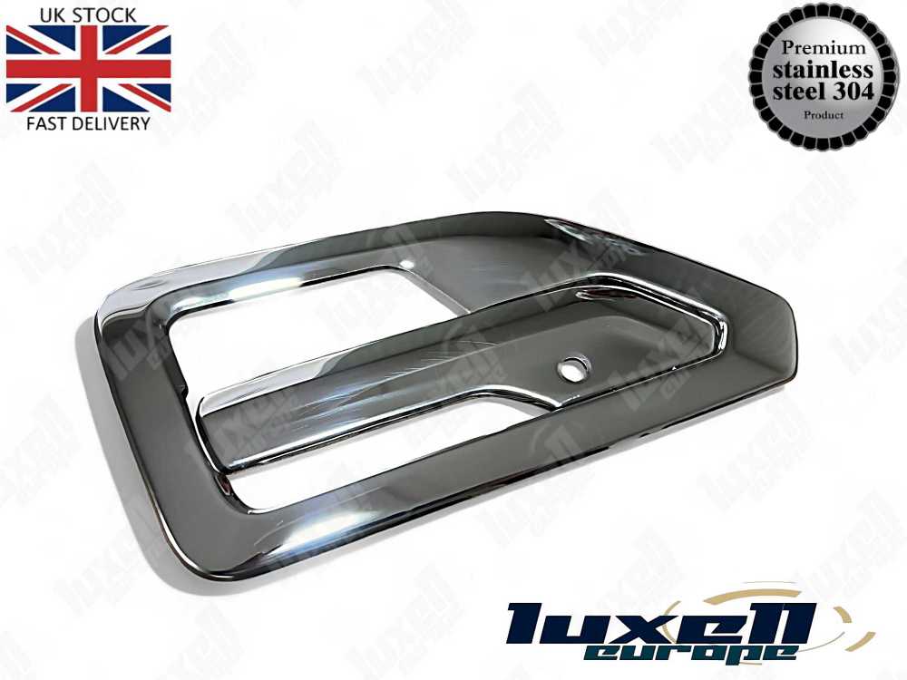 Stainless Steel Door Handle Covers for DAF XF, XG, XG+ (Right - Hand Drive) – Durable & Stylish Upgrade 2023 - Luxell Europe