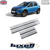 Stainless Steel Door Sill Scratch Protector Guard for Dacia Sandero Stepway (2013 - 2024) - Luxell Europe