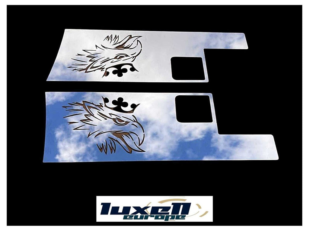 Stainless Steel Footboard Set for Scania 4/R/P/G 6 Series - 2 PCS Chrome Truck Accessories - Luxell Europe