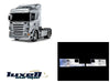 Stainless Steel Footboard Set for Scania 4/R/P/G 6 Series - 2 PCS Chrome Truck Accessories - Luxell Europe