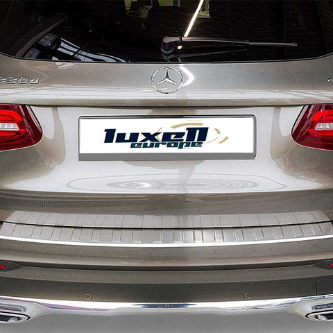 Stainless Steel Rear Bumper Protector for Mercedes GLC X253 2015 - 2017 - Luxell Europe