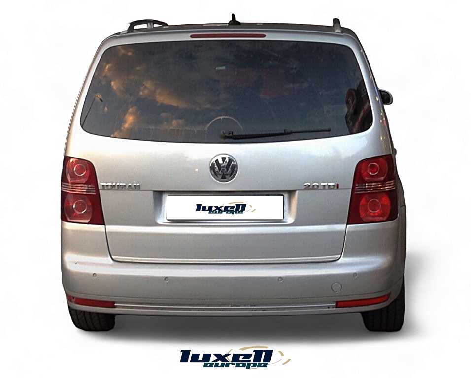 Stainless Steel Rear Trunk Tailgate Lid Molding Trim for VW Touran MK1 1T1 1T2 1T3 (2003-2014) - Luxell Europe