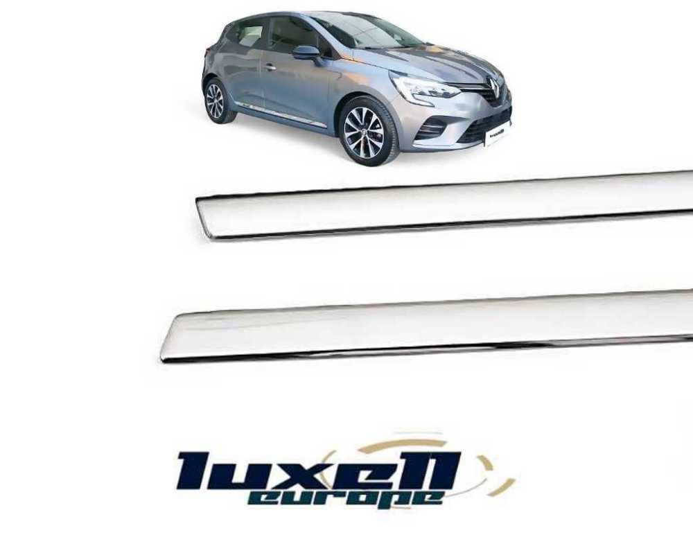 Stainless Steel Window Frame Trims Full Set 12 Pcs for Renault Clio Hatchback 2019 and Up - Luxell Europe