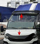 Sun Visor and Bonnet Protector Stone Deflector for Iveco Daily 2014 - 2018 - Luxell Europe