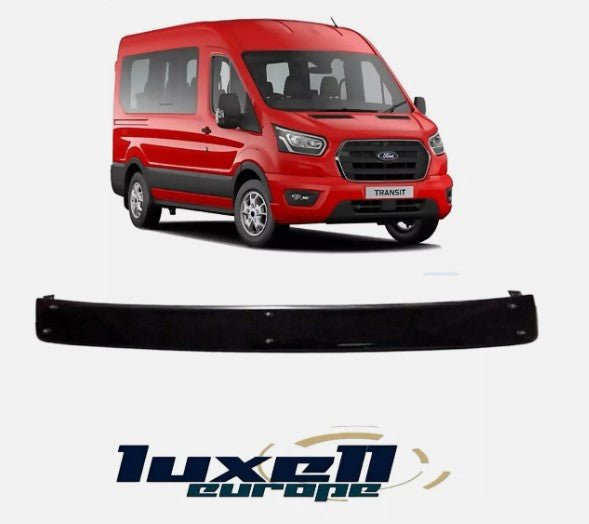 Sun Visor Black Dark Acrylic for Ford Transit MK8 2014 - 2022 (5mm Thickness) - Luxell Europe