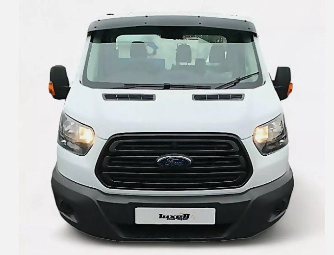 Sun Visor Black Dark Acrylic for Ford Transit MK8 2014 - 2022 (5mm Thickness) - Luxell Europe