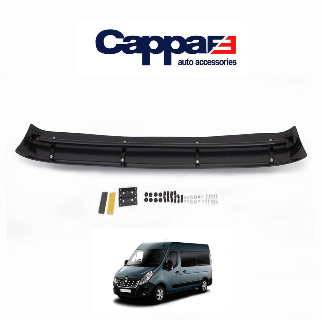 Sun Visor Solid Black ABS for Renault Master / Movano / NV400 2010-2017 (5mm) - Luxell Europe