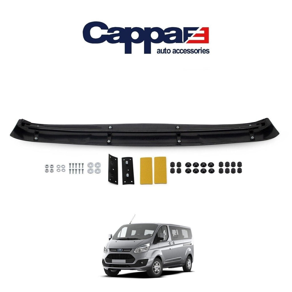 Sun Visor Solid Black Acrylic ABS Plastic FITS Ford Tourneo Custom 2012-2024 - Luxell Europe