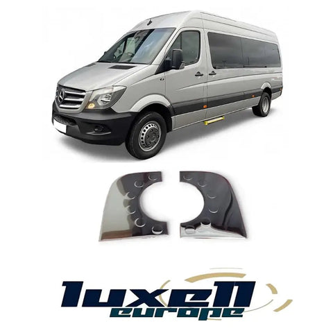 Tailgate Logo Badge Frame Trim Set for Mercedes Sprinter W906 (2006-2017) - 2 Pieces - Luxell Europe