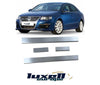 Transform Your Passat 3C B6 Saloon (2005-2012) with Chrome Door Sill Scratch Guards - Set of 4 - Luxell Europe