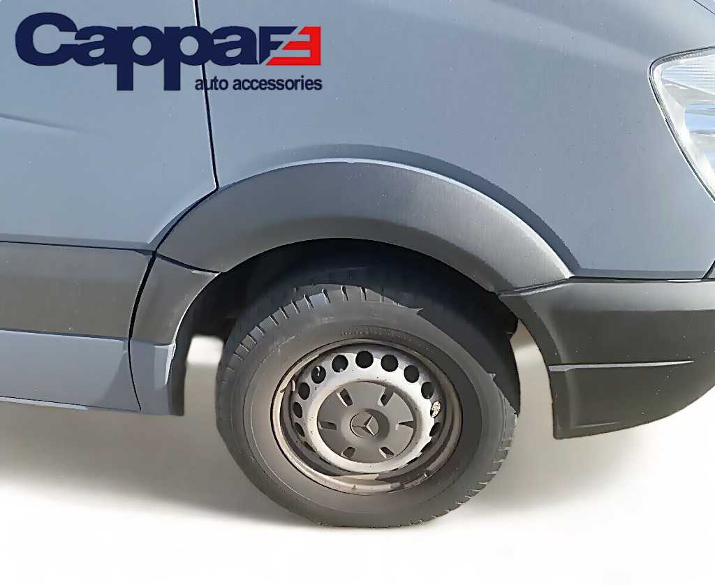 Upgrade Your Mercedes Sprinter W906 / VW Crafter 2006-2017 with Wheel Arch Cover Fender Molding Flare Set (4 Pcs) - Luxell Europe