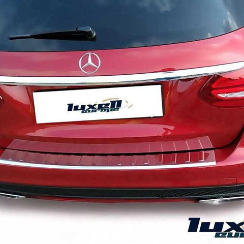 Upgrade Your Mercedes W205/S205 2014-2021 with Chrome Rear Bumper Protector Scratch Guard - Luxell Europe