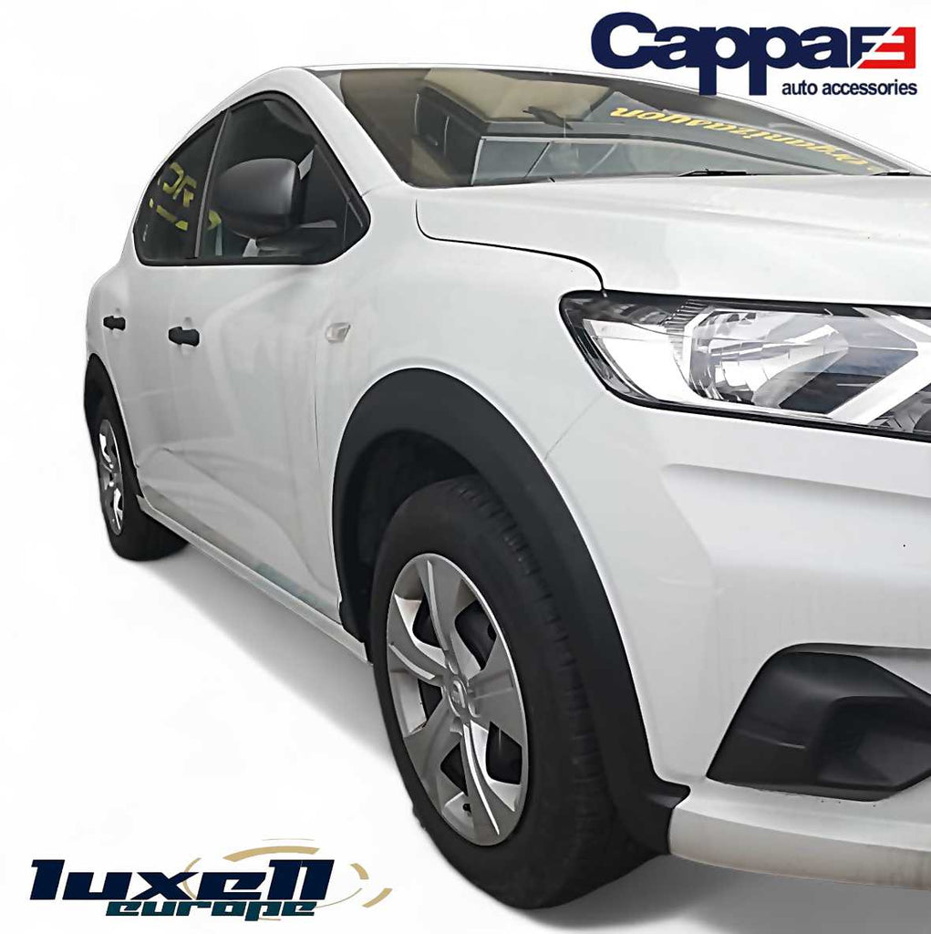 Wheel Arch Fender Trim Flares 4 Pcs ABS for Dacia Sandero 3 Stepway (2020-2022) - Luxell Europe