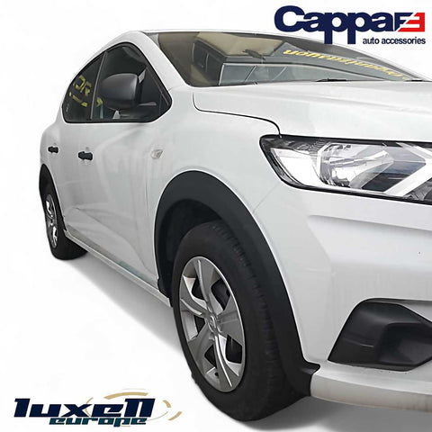 Wheel Arch Fender Trim Flares 4 Pcs ABS for Dacia Sandero 3 Stepway (2020-2022) - Luxell Europe