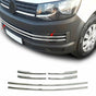 %50 OFF ! Fits VW T6 Transporter (Trendline) 2015-2019 Chrome Front Bumper Trim Strip Streamer 6 Pcs - Luxell Europe