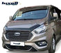 Black Bonnet Protector Stone Bug Deflector FITS Transit Tourneo Custom 2018-2022 - Luxell Europe