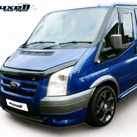 Black Bonnet Protector Wind Stone Deflector FITS Transit MK7 2006-2013 - Luxell Europe