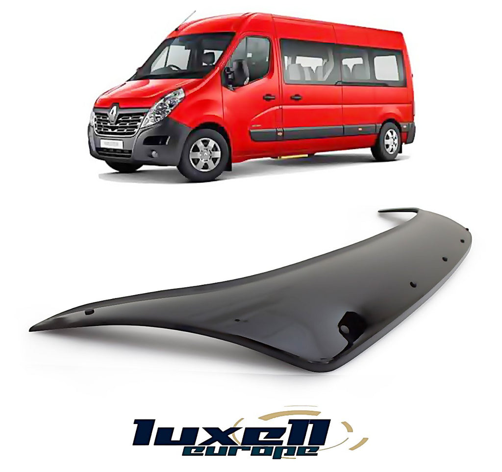 Black Bonnet Protector Wind Stone Deflector Guard FOR R. Master 2010-2014 - Luxell Europe