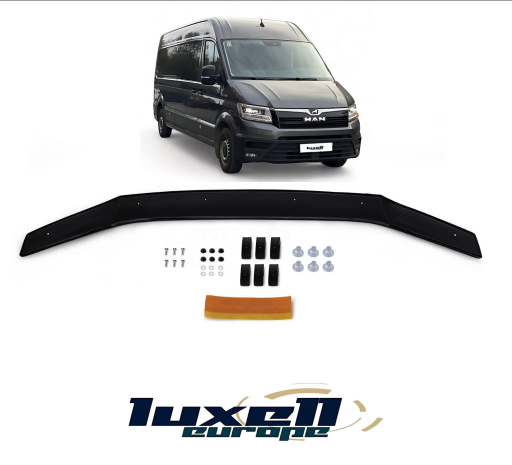 Bonnet Protector Bug Guard Wind Stone Deflector FITS CRAFTER / Man TGE 2017-2023 - Luxell Europe