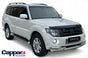 GLOSS BLACK BONNET WIND STONE PROTECTOR FOR MITSUBISHI PAJERO SHOGUN 2007-2019