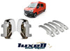Chrome Door Handle & Side Mirror Cover Set - Renault Master 2010-21 - Stylish Upgrade + Protection - Luxell Europe