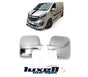 Chrome Wing Mirror Cover Caps 2Pcs ABS for VIVARO TRAFIC TALENTO Stylish Upgrade - Luxell Europe