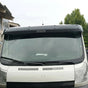 Ducato 2006+/Boxer/Relay Black Acrylic Dark Solid Sunvisor Sun Visor Wind Deflector - Luxell Europe