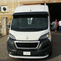 Ducato 2006+/Boxer/Relay Black Acrylic Dark Solid Sunvisor Sun Visor Wind Deflector - Luxell Europe