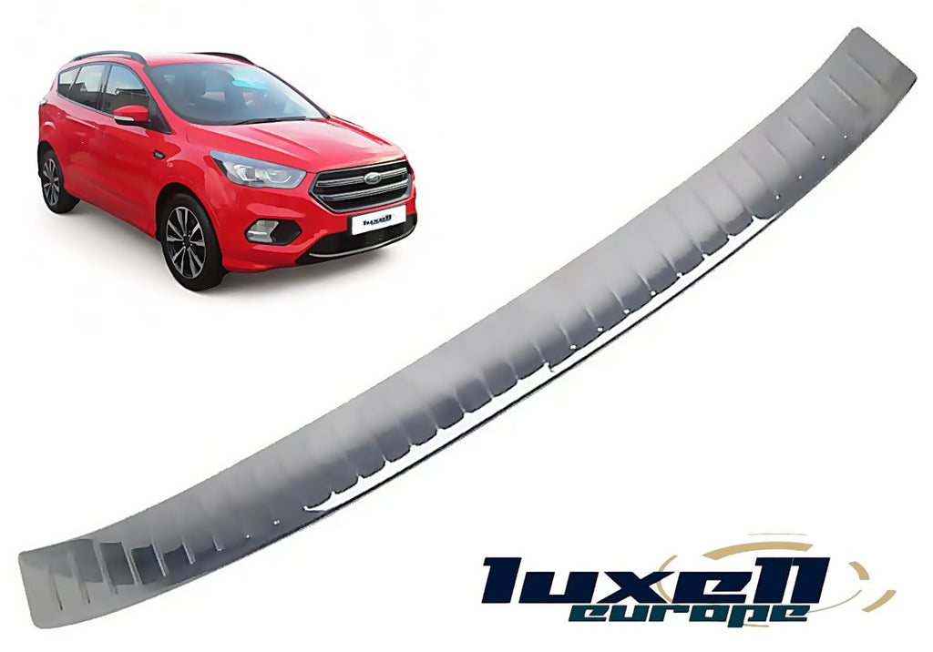 Enhance and Protect Chrome Rear Bumper Protector for Ford Kuga MK2 MK3 ST Line 2013-2019 - Durable Scratch Guard Upgrade - Luxell Europe