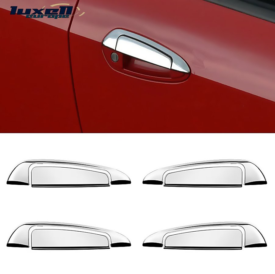 Enhance Your Fiat Grande Punto 2005-2012 (4 Doors) with Chrome Door Handle Cover Set - Luxell Europe