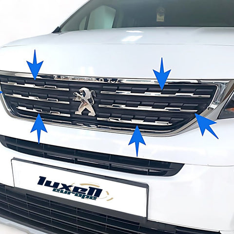 Fits [2018 Onwards] Rifter Chrome Front Grille 6Pieces Stainless Steel… - Luxell Europe