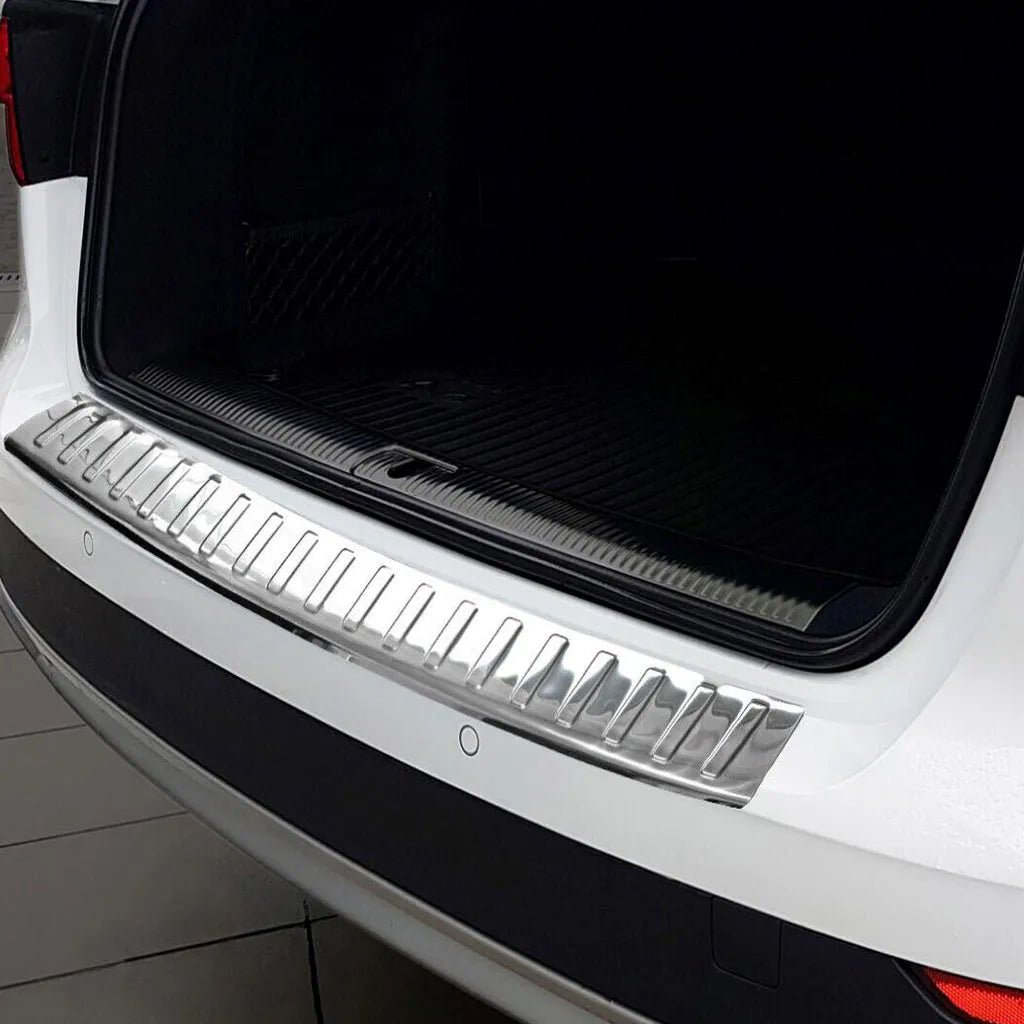 Fits Audi A4 B9 8W Estate 2016-2012 Chrome Rear Bumper Protector Scratch Guard