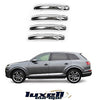 Fits Audi Q7 4L 2006-2011 Chrome Sensor System Door Handle Cover Sensor System 8 Pcs 4 Door (LHD)